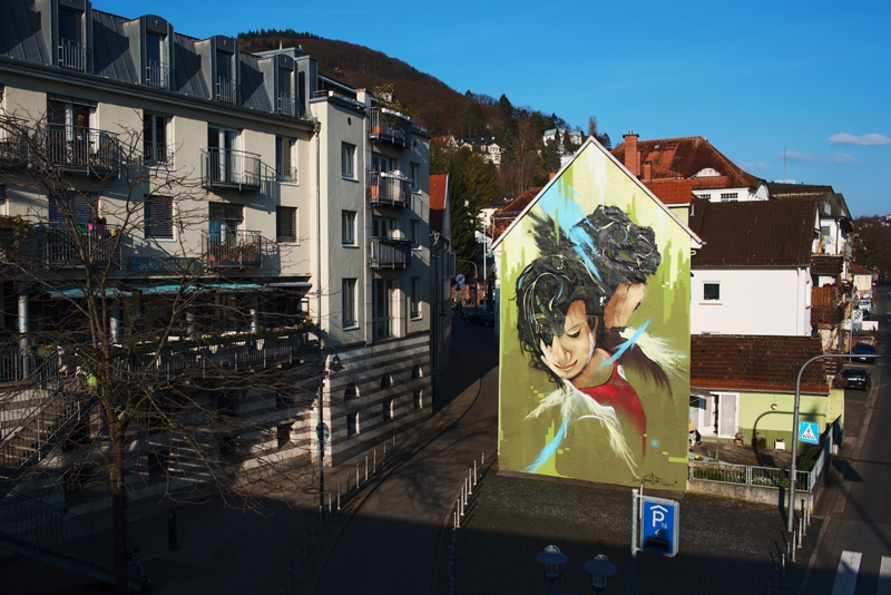 grafiti w Heidelbergu